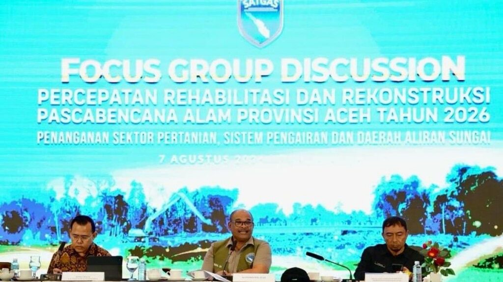 Satgas PRR Mempercepat Pemulihan 57 Ribu Hektare Sawah di Aceh