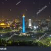 Kawasan Monas Bersolek Menyambut Peringatan HUT RI Ke 81