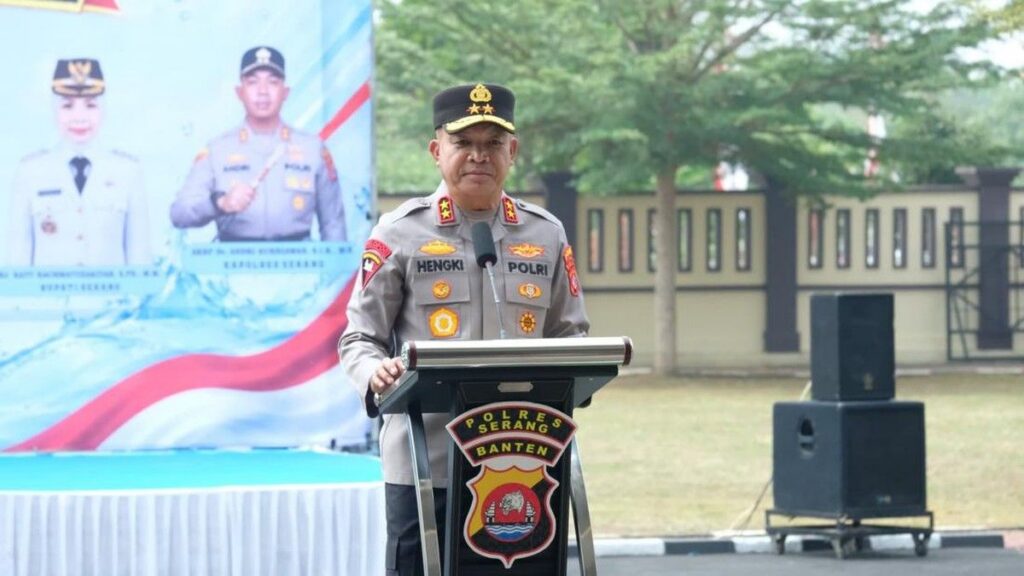 Kapolda Banten Minta Masyarakat Buat Bak Penampungan Air Hujan