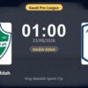 Al Ahli Jamu Abha pada Pekan Kedua Liga Arab Saudi 2026-2027