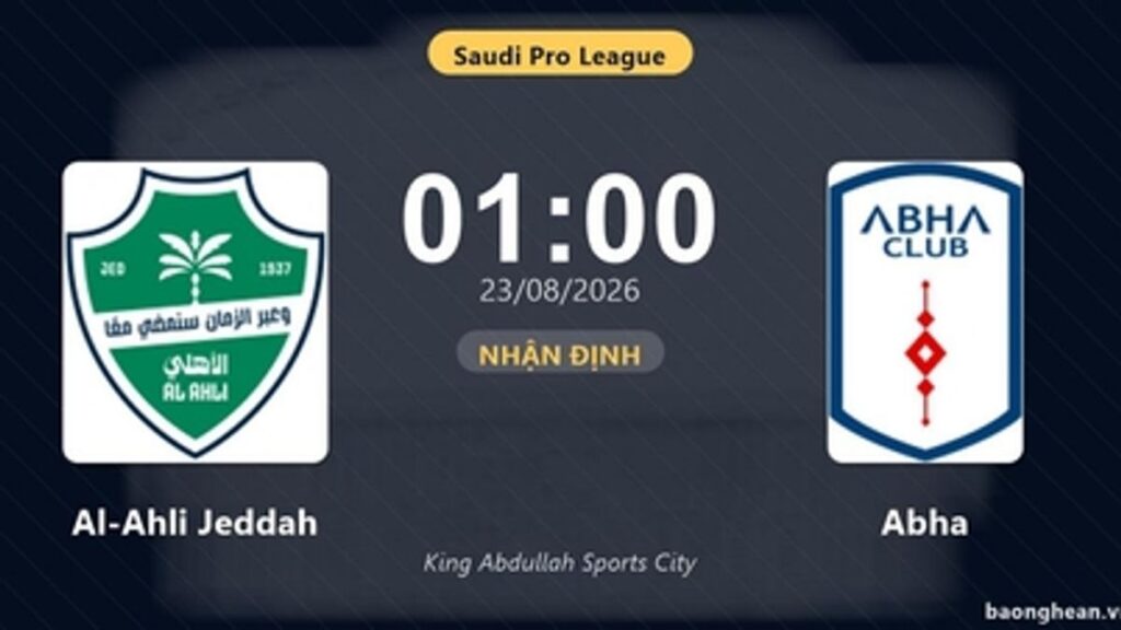 Al Ahli Jamu Abha pada Pekan Kedua Liga Arab Saudi 2026-2027