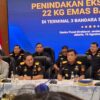 Bareskrim dan Bea Cukai Gagalkan Penyelundupan Emas 22 Kg
