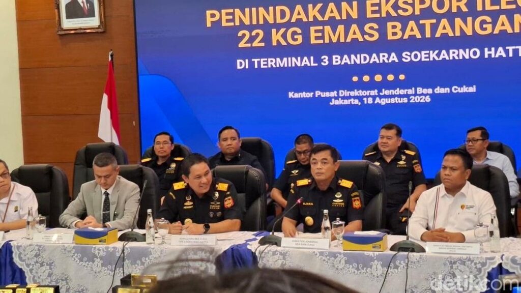 Bareskrim dan Bea Cukai Gagalkan Penyelundupan Emas 22 Kg