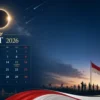 Pemerintah Tetapkan Hari Besar dan Fenomena Langit di Agustus 2026
