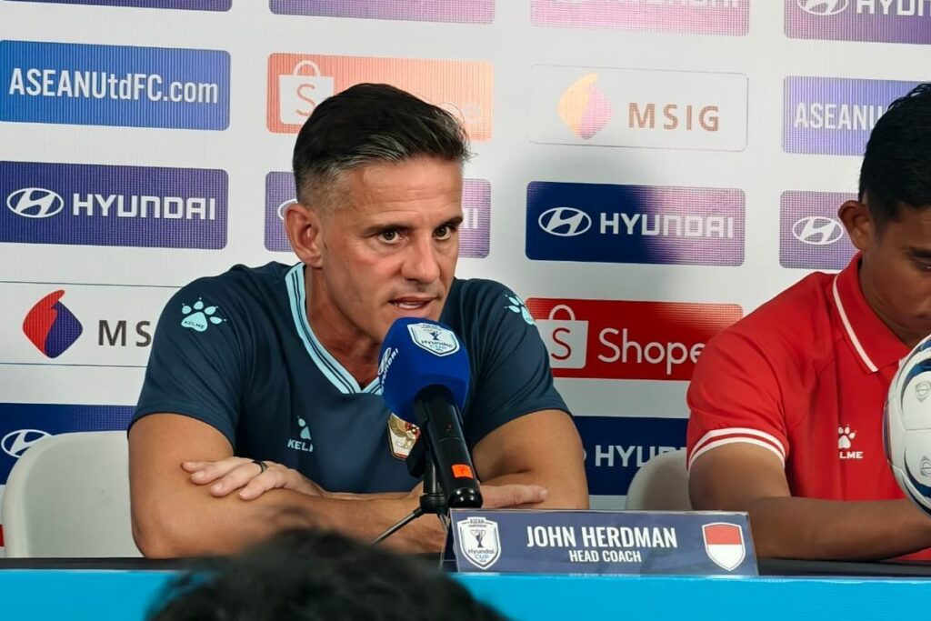 John Herdman Sebut Laga Kontra Singapura Uji Mental Skuad Garuda