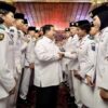 Prabowo Subianto Apresiasi Petugas Upacara HUT ke-81 RI