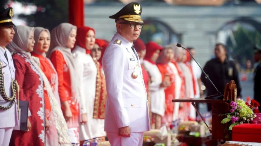 Gubernur Lampung Pimpin Upacara HUT ke 81 RI di Lapangan Korpri