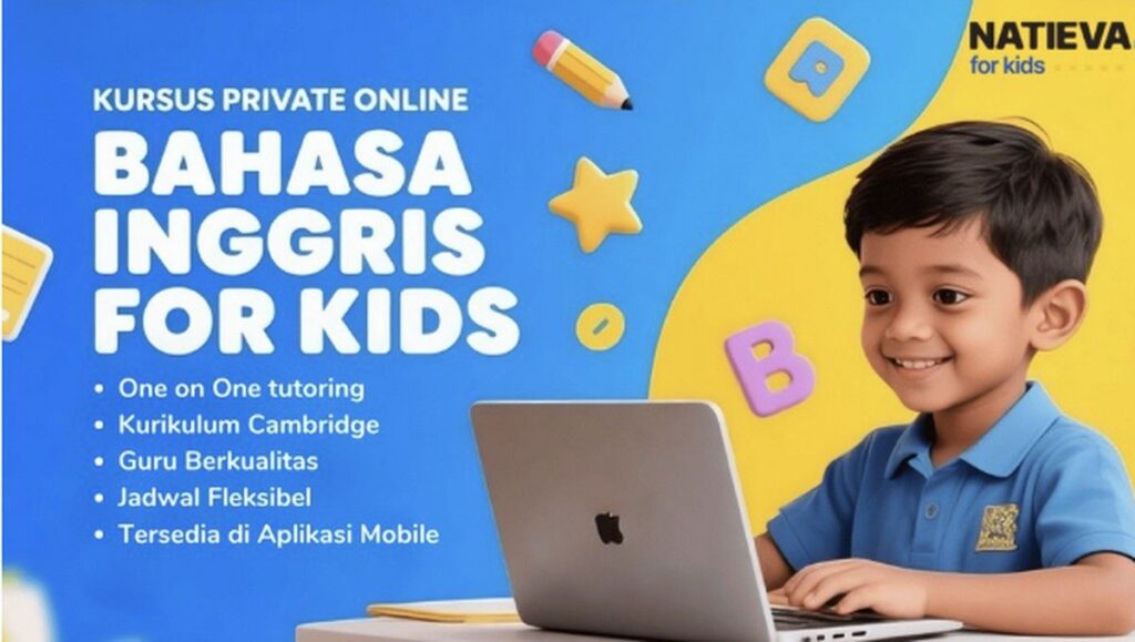Program Natieva Kids Tawarkan Kursus Bahasa Inggris Online Fleksibel untuk Anak