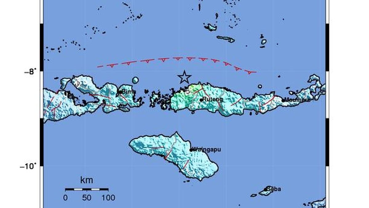 BMKG Turunkan Magnitudo Gempa Nagekeo Jadi M 7 Terasa Hingga Bali