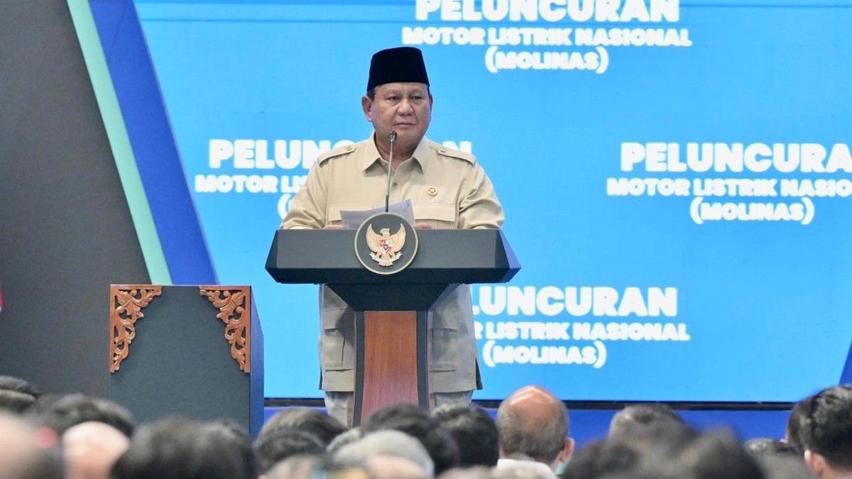 Presiden Prabowo Subianto Meresmikan Peluncuran Motor Listrik Nasional
