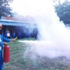 Petugas Kerahkan Mobil Blower Sedot Asap Kebakaran Bapenda DKI