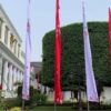 Kompleks Istana Kepresidenan Bersolek Sambut HUT ke-81 RI