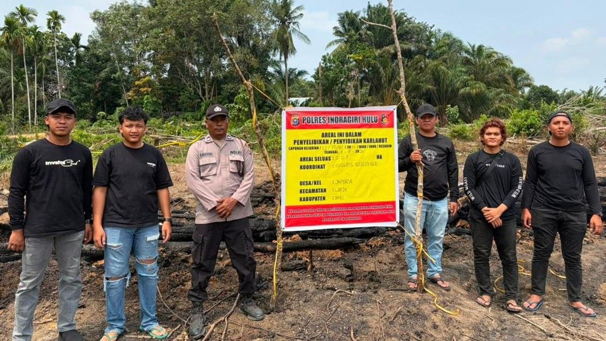 Bakar Lahan 1,5 Hektare untuk Usir Nyamuk, Pria di Inhu Ditangkap